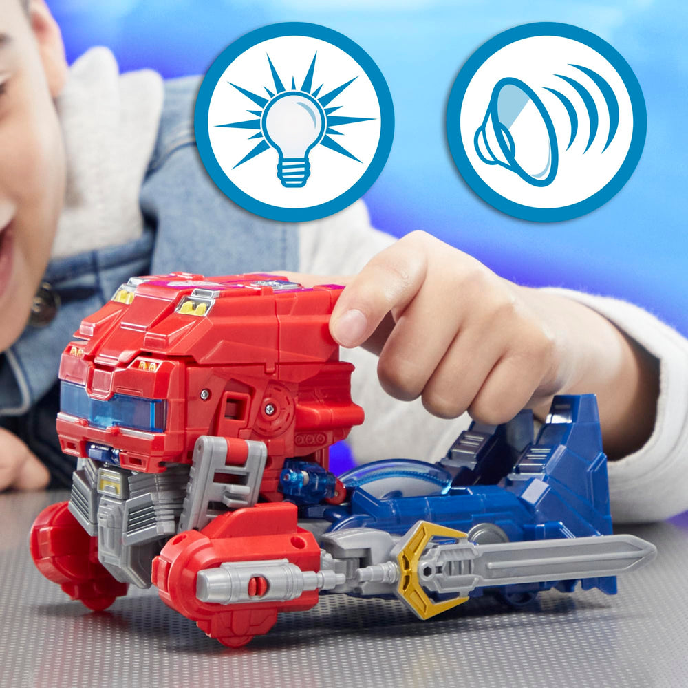 Transformers One Power Flip sword and Energon axe accessories spark battles.