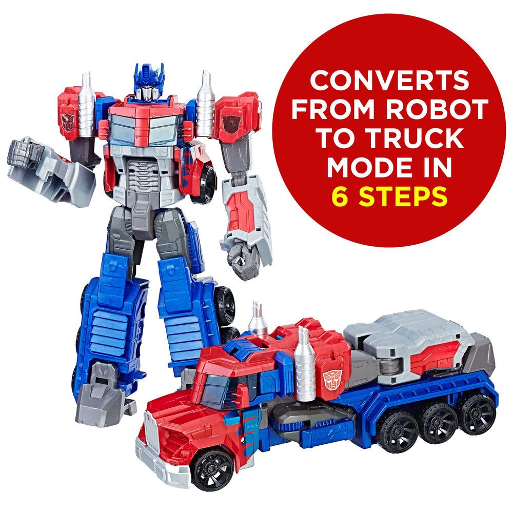 Optimus Prime truck mode enables quick, dynamic play after transformation.