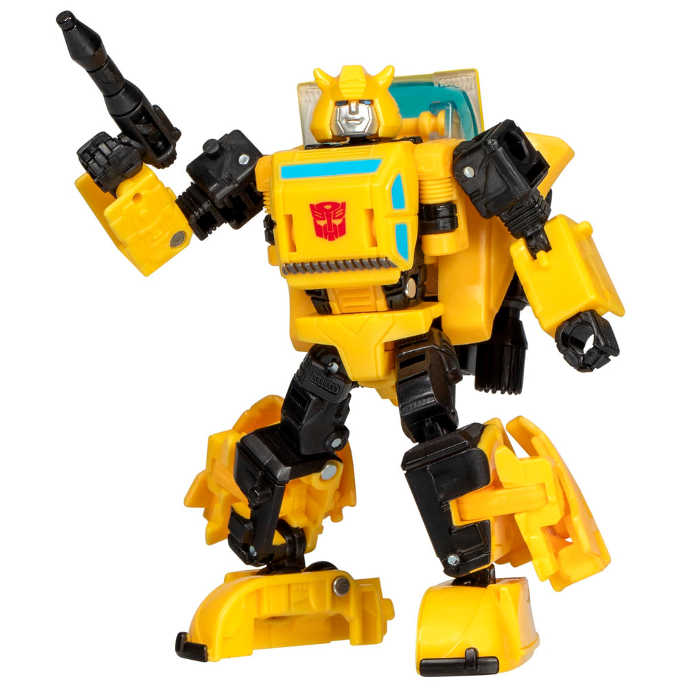 Transformers Origin Bumblebee robot hovercraft conversion in 23 steps for engaging play.