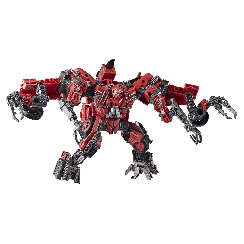 Transformers Overload Leader Class robot mode enables dynamic action poses.