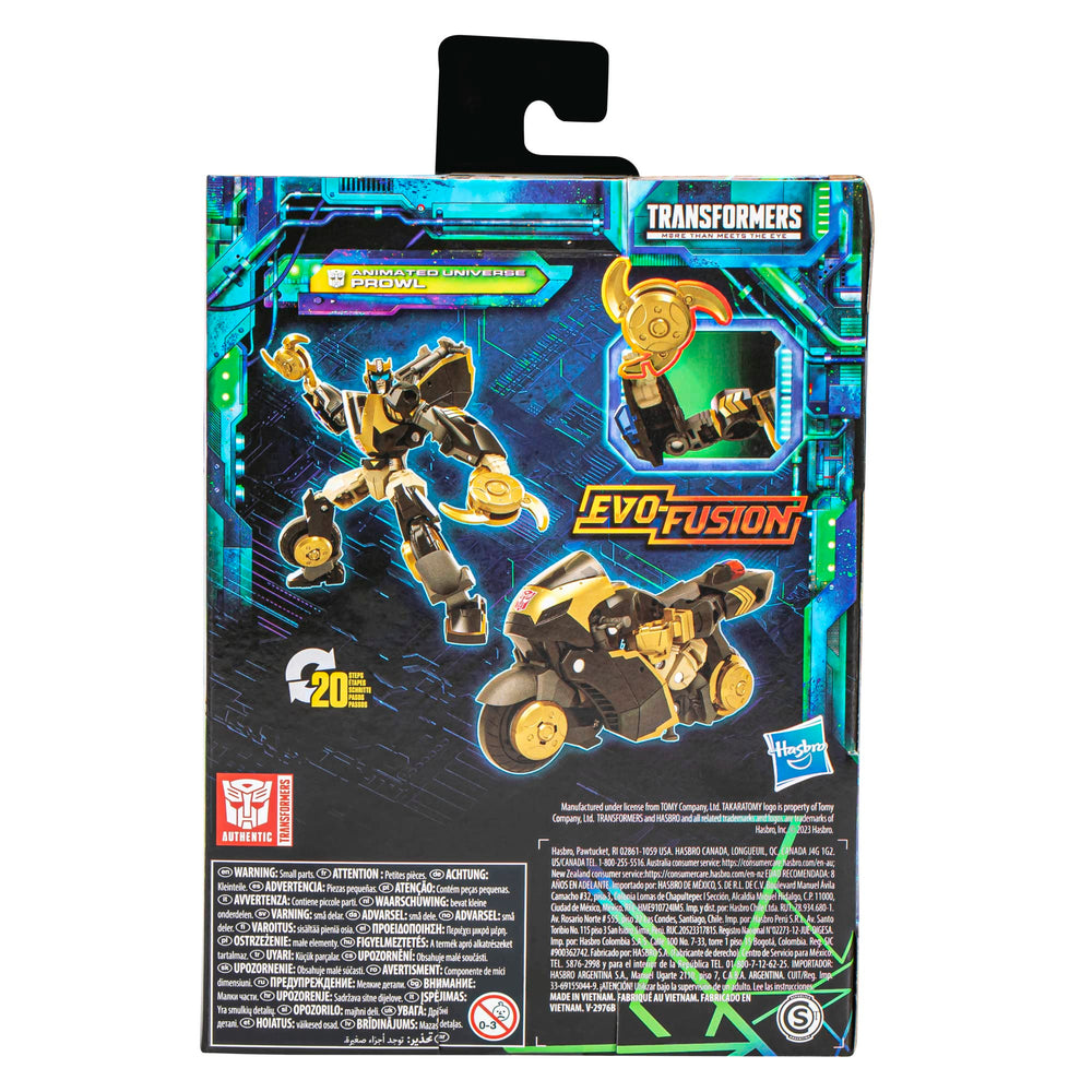 Transformers Prowl wheel-weapons-attached showcases versatile battle gear for playtime battles