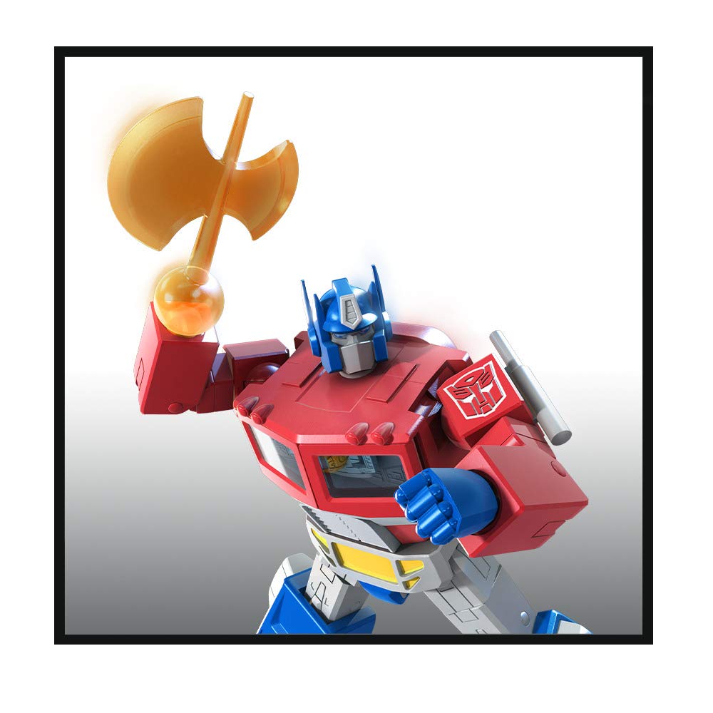 Transformers R.E.D. Optimus Prime 6-inch poseable figure for shelf displays