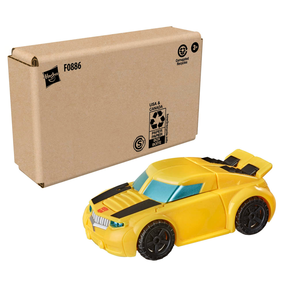 Transformers Rescue Bots Academy Bumblebee easy-to-do conversion shown