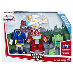 Transformers Rescue Bots Heatwave fire-truck mode for bold pretend rescues.