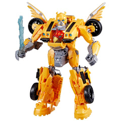 Transformers Beast-Mode Bumblebee robot mode for dynamic action play.