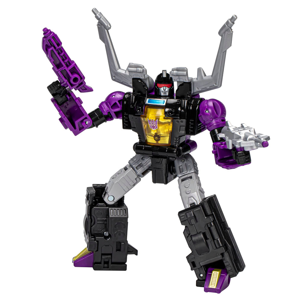 Transformers Shrapnel robot mode action figure with articulated joints