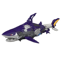 Double missile blaster attaches in both robot and shark configurations