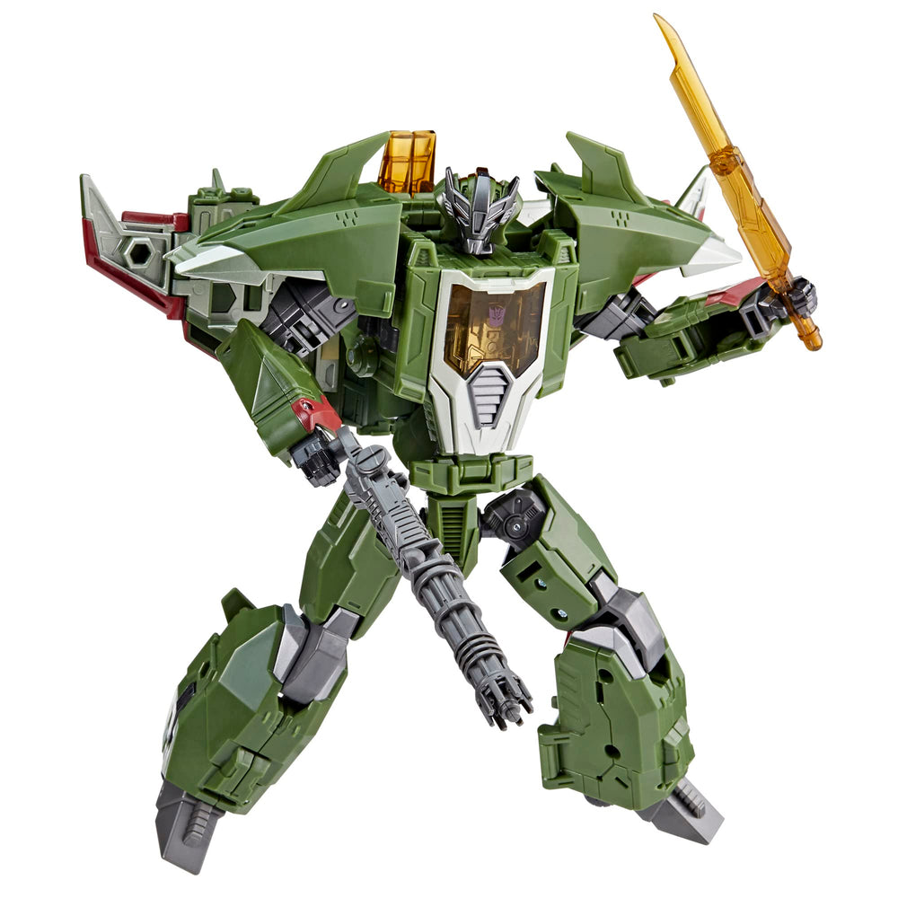 Transformers Skyquake in robot mode for dynamic play and display.