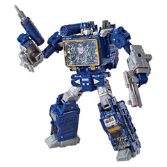 Transformers Soundwave Wfc-S25 robot mode for customizable battle play.