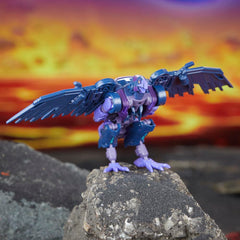 Transformers Star Raider Filch fits on shelves with compact 5.5-inch scale.