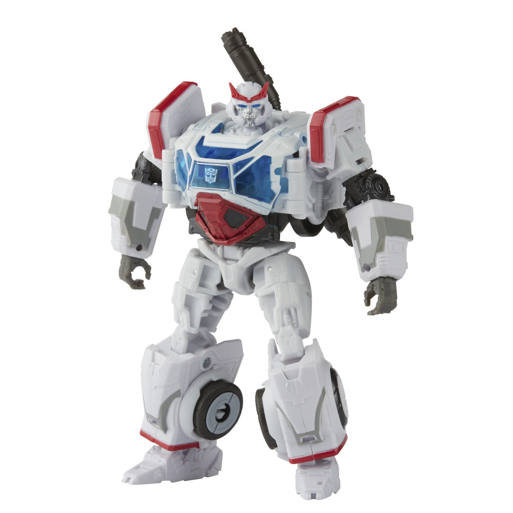 Transformers Studio Series 82 Autobot Ratchet highlighting articulation for dynamic posing.