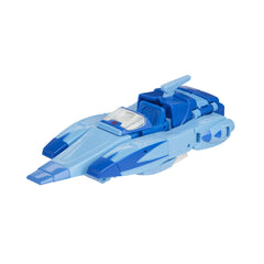 Transformers Blurr battle scene display captures the iconic moment.
