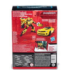 Included blaster accessory for posing Bumblebee in action-ready scenes.