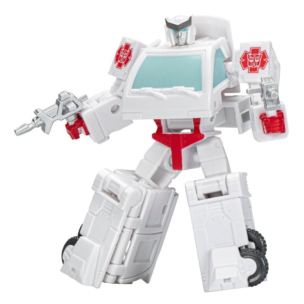 Transformers Studio Series Ratchet robot mode, compact 3.5-inch figure for display and imaginative play.