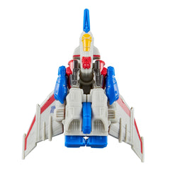 Transformers Starscream figure features full articulation for dynamic poses.