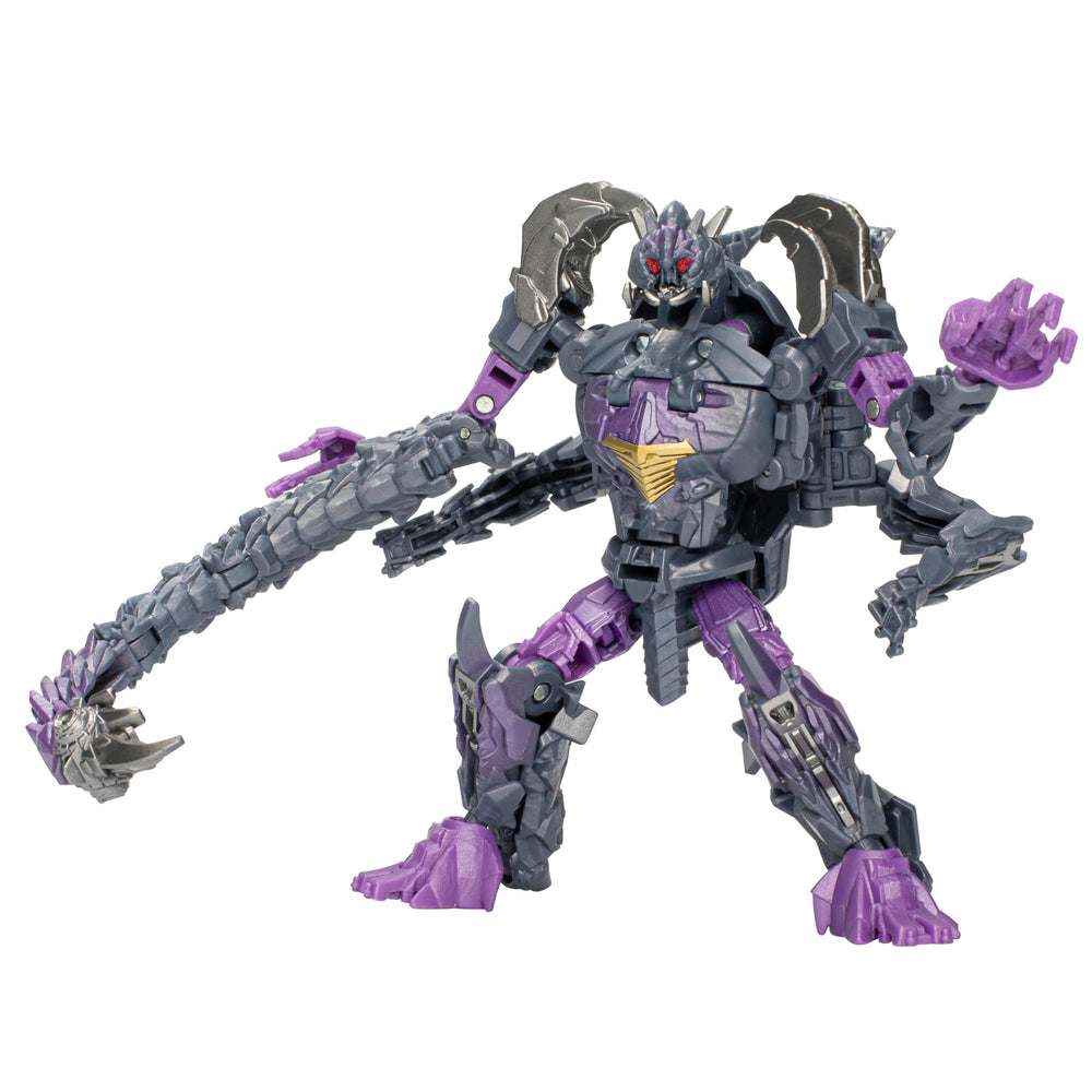 Transformers Predacon Scorponok in robot mode for posable display.