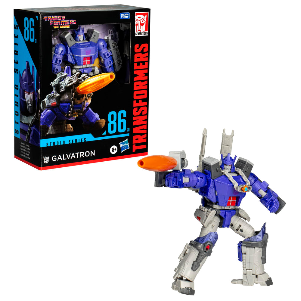 Galvatron particle cannon attached for dramatic battles.