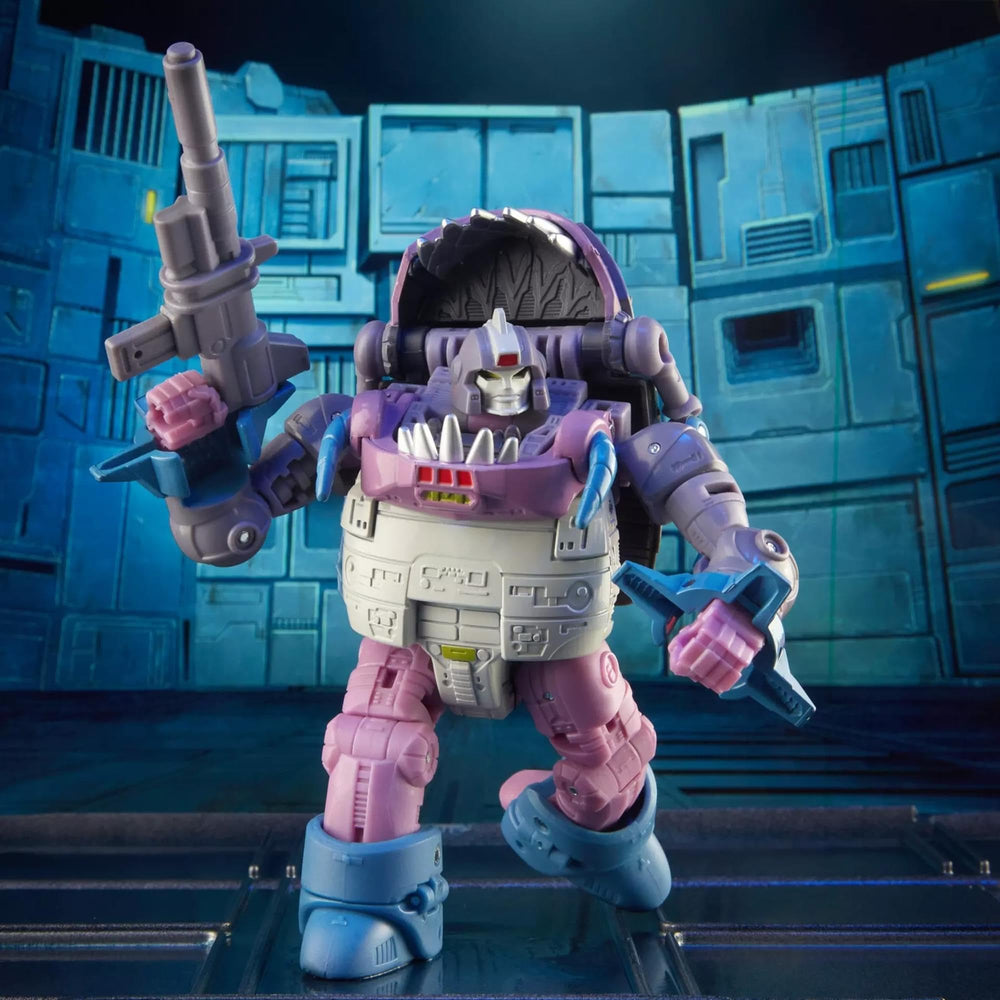 Transformers Gnaw with tail mace for an intimidating silhouette