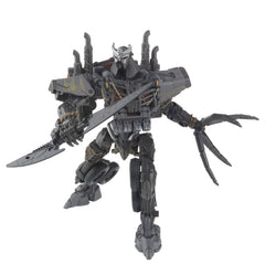 Transformers Studio Series Scourge front view with movie-inspired deco and enhanced poseability.