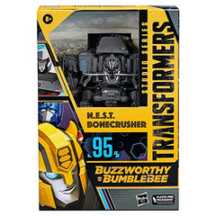 Transformers Bonecrusher with removable backdrop for Highway Showdown scene
