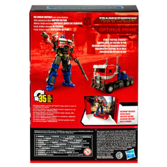 Poseable Transformers Studio Series Optimus Prime figure for dynamic poses and collection display.
