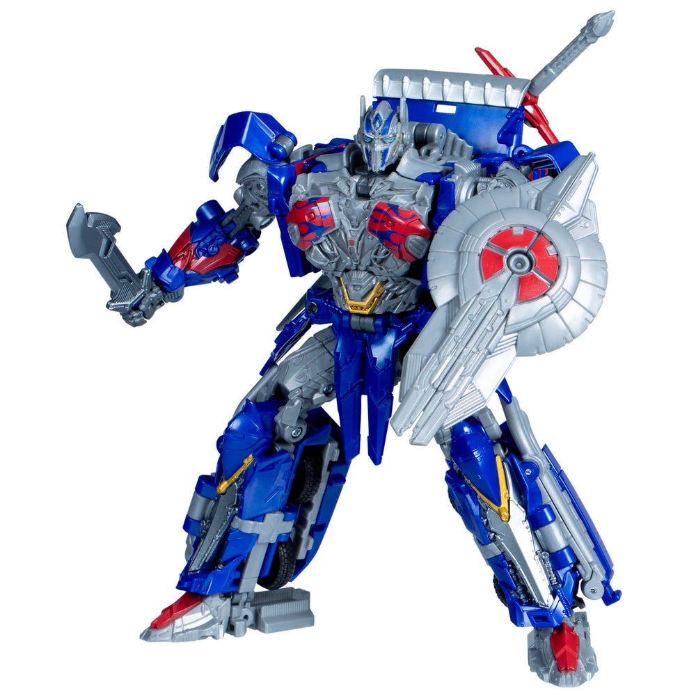Transformers Studio Series Optimus Prime in robot mode for dynamic display and play