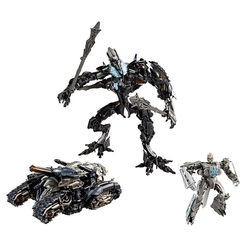 Transformers Studio Series Megatron Voyager side view shows tank mode for play