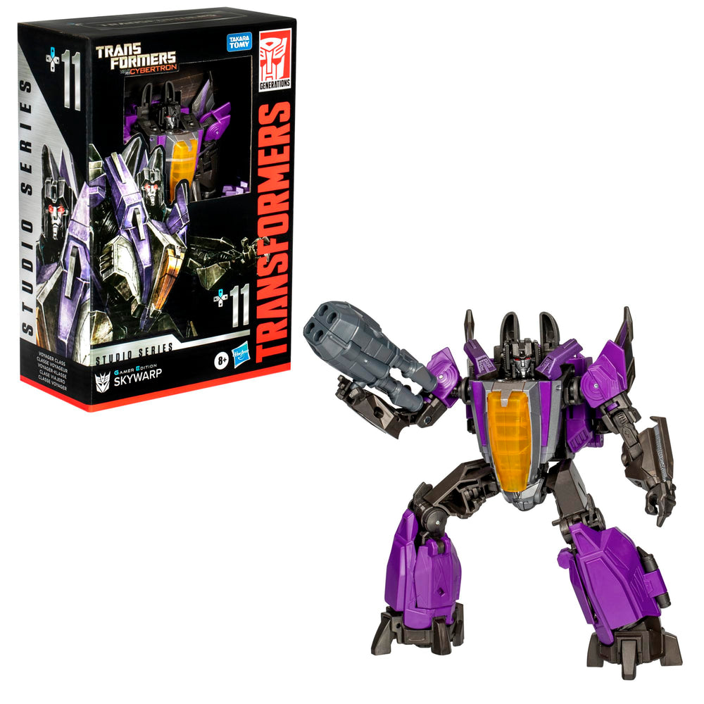 Transformers Skywarp articulation enables versatile poses for scenes.