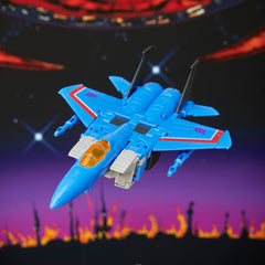 Studio Series Thundercracker stands 6.5 inches tall for shelf presence.