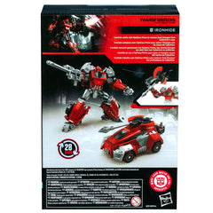 Packaging and product details highlight collectible figure inspired by War for Cybertron.