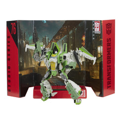 Transformers Thrust figure with Blaster accessory for action poses.