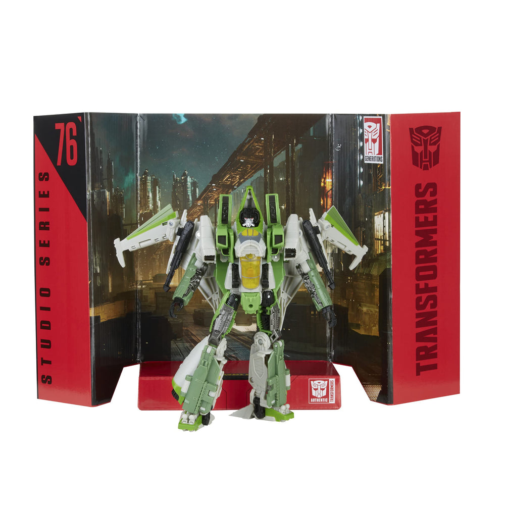 Transformers Thrust Null Ray accessory adds authentic weapon detail.