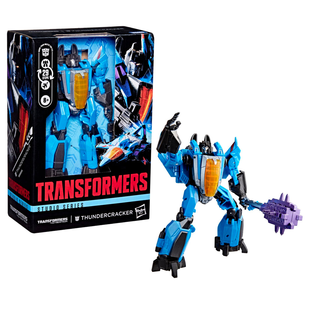 Thundercracker with neutron blaster accessory for enhanced display options.