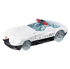 Transformers TRA GEN WFC Deluxe Prowl conversion action delivers crisp transformation play.