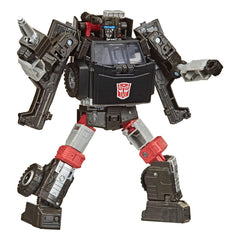 Transformers Trailbreaker in camper truck mode, ideal for imaginative play and display.