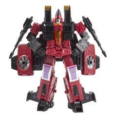 Transformers WFC-E26 Thrust in jet mode with blasters for dynamic display