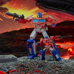 Transformers WFC-K1 Optimus Prime compact figure suitable for desk displays.