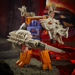 Ractonite lower jaw articulation enables roaring poses