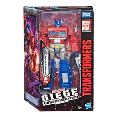 Transformers WFC-S11 Optimus Prime weapon ports enable modular loadouts.