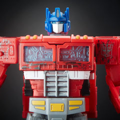 Battle-ready pose with Fire Blasts ports for added action.