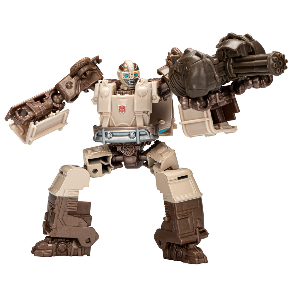Transformers Wheeljack robot to van mode in 11 steps for immersive play.