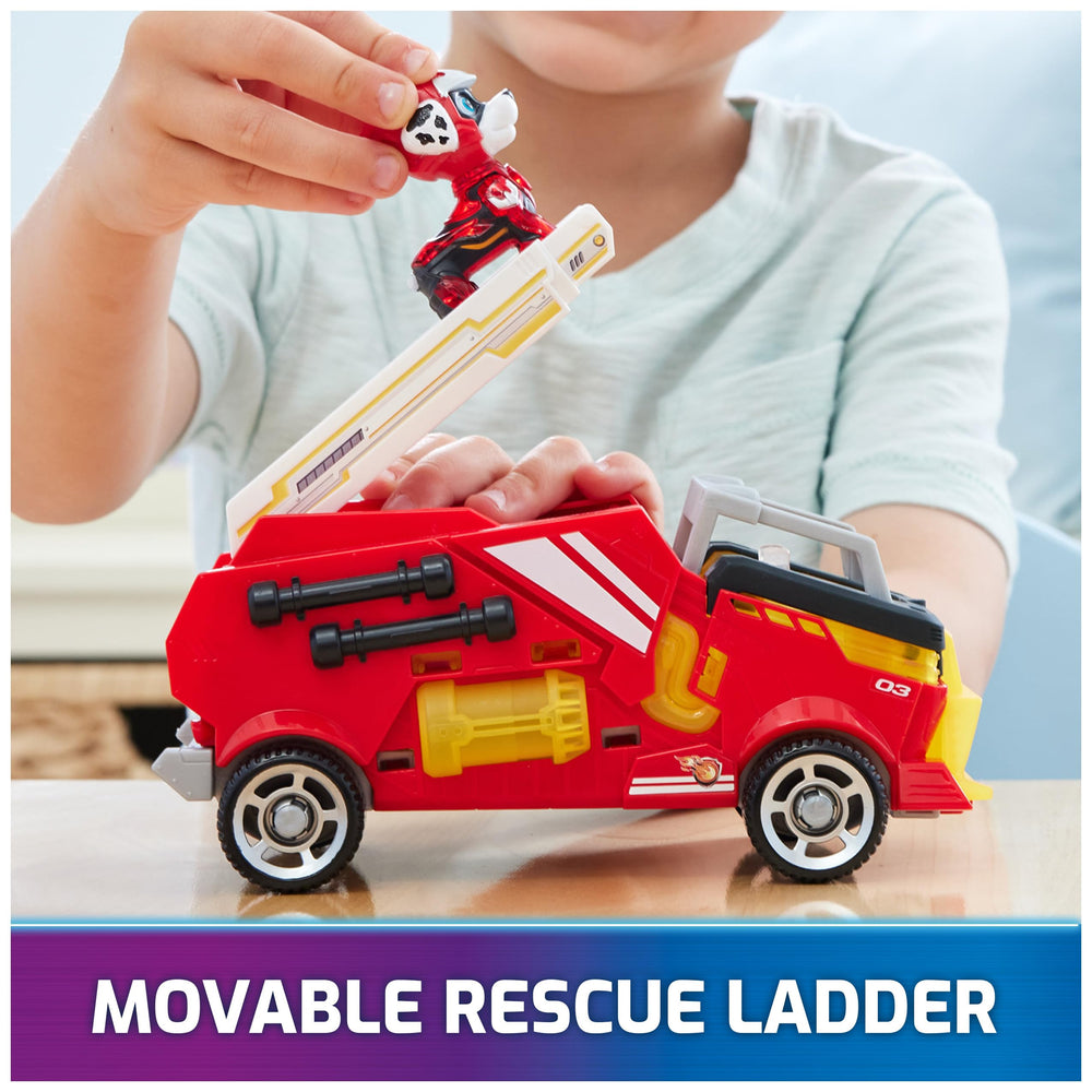 Translucent parts glow to enhance nighttime rescue role play