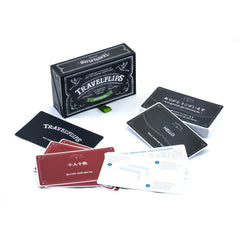 Travelflips colorful, durable flash cards invite daily practice