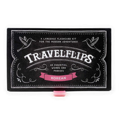 Travelflips Korean flash cards travel phrases for practical conversations on the go.