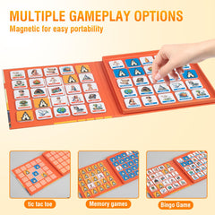 Travofun magnetic 3-in-1 Bible games Memory; boosts recall and attention during play.