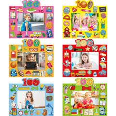 Treasure Cove 100 Days frame kit features 24 frames in six colors for classroom crafts.