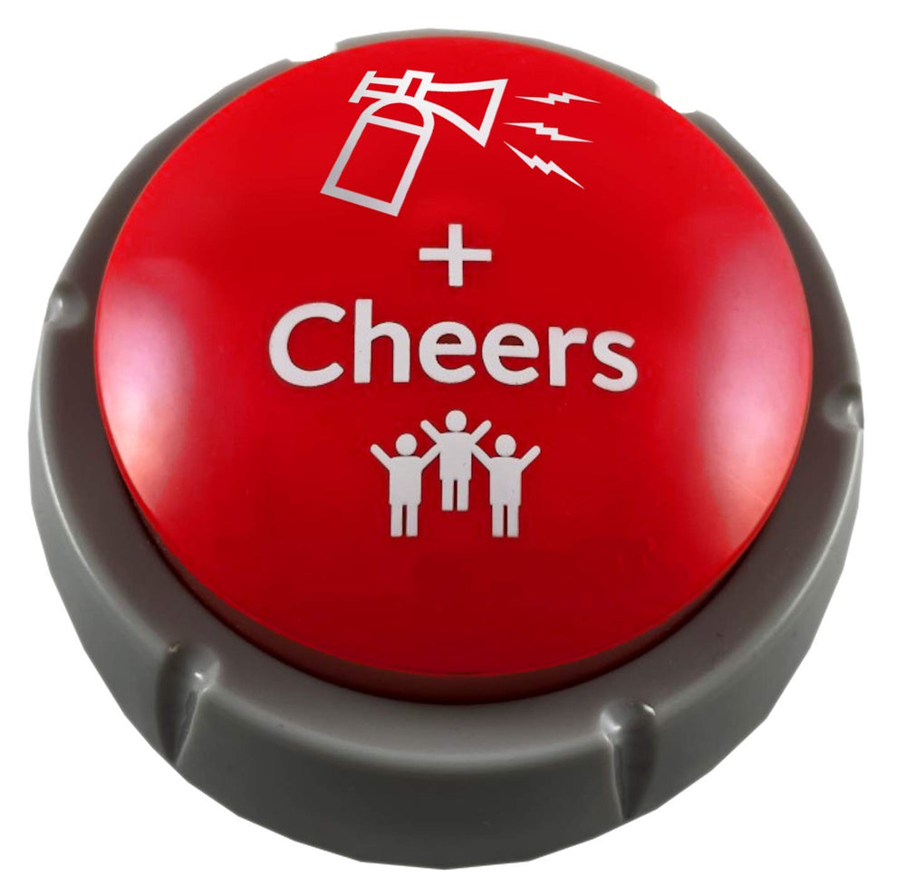 Trebisky airhorn button for dance party hype and applause.