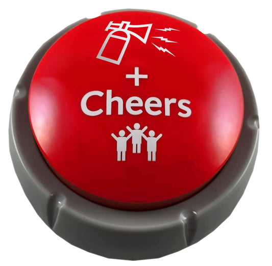 Trebisky airhorn button for dance party hype and applause.