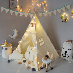 TreeBud tassels and lace trim add charming decorative flair