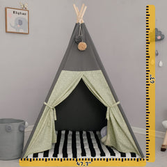 TreeBud Teepee Tent breathable cotton canvas for comfortable play sessions